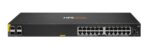 HPE Aruba Networking CX 6100 24G Class4 PoE 4SFP+ 370W Switch Managed L3 Gigabit Ethernet (10/100/1000) Power over Ethernet (Po